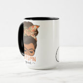 Herbst-Queen-Fall-Tasse Tasse (Vorderseite Links)