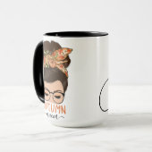 Herbst-Queen-Fall-Tasse Tasse (Vorderseite Links)
