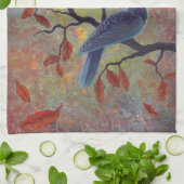 Herbst-Raben Geschirrtuch (Gefaltet)