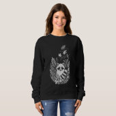 Herbst Raccoon Cotattcore Herbstwald Tierart Sweatshirt (Vorne ganz)