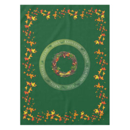 Herbst-Rad des Jahr-Altar-Stoffes Tischdecke