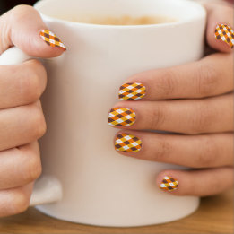 Herbst Raute Candy Corn Minx Nail Art Decks Minx Nagelkunst