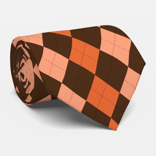 Herbst-Raute Krawatte (Gerollt)