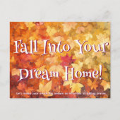 Herbst reales Anwesen Marketing Postkarte (Vorderseite)