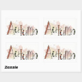 Herbst Rechteckiger Aufkleber (Blatt)