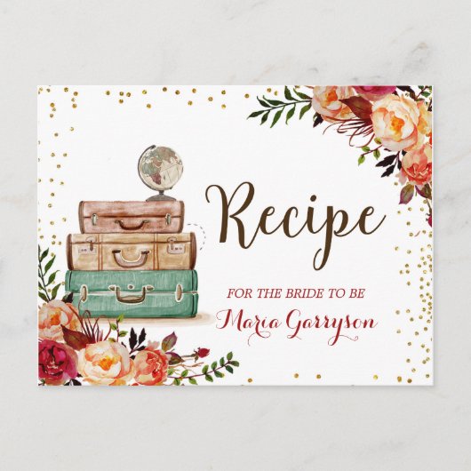 Herbst Red Marsala Reiseführer von Marsala Postkarte (Vorderseite)