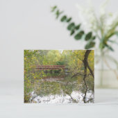 Herbst-Reflexionen Postkarte (Stehend Vorderseite)