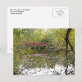 Herbst-Reflexionen Postkarte (Vorne/Hinten)