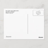 Herbst-Reflexionen Postkarte (Rückseite)