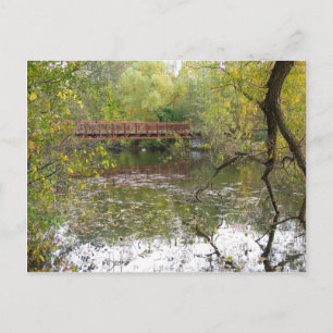 Herbst-Reflexionen Postkarte