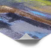 Herbst Regen 18 x 24 Poster (Ecke)