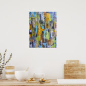 Herbst Regen 18 x 24 Poster (Küche)