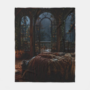 Herbst-Regen-Schlafzimmer-Flies-Decke Fleecedecke
