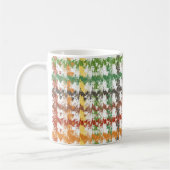Herbst-Regenbogen-Kratzer Kaffeetasse (Links)