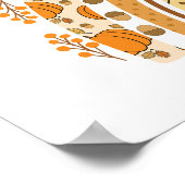 Herbst Regenbogen Poster (Ecke)
