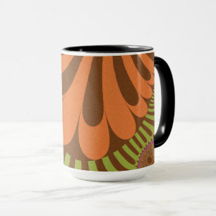 Herbst-Regenbogen-Schleife Tasse