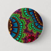 Herbst-Regenbogenremix Button (Vorderseite)