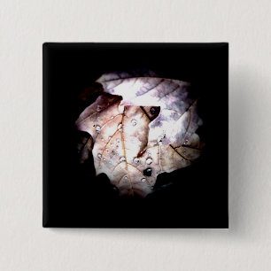 Herbst-Regentropfen 1 Knopf Button