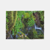 Herbst-Regenwald | Olympischer Nationalpark Fleecedecke (Vorderseite (Horizontal))