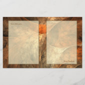 Herbst-Reichtums-Fraktal-Kunst Briefpapier (Vorderseite)