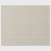 Herbst Retro Blätter Burgundy Senf Geschenkpapier (Flach)