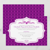 Herbst-Retro-Hochzeiten Einladung (Vorne/Hinten)