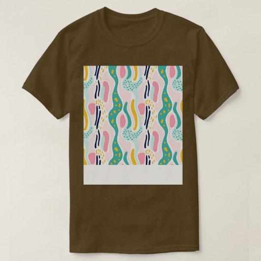Herbst Retro Pastel Doodle Delight 11 Exemplar T-Shirt (Design vorne)