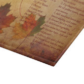 Herbst Rezept in Frage Schneidebrett (Ecke)
