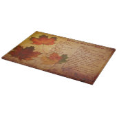 Herbst Rezept in Frage Schneidebrett (Ecke)