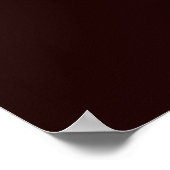 Herbst Romance Dark Burgundy Wedding Willkommen Poster (Ecke)