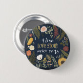 Herbst Romance V |, das eine wahre Button (Vorne & Hinten)