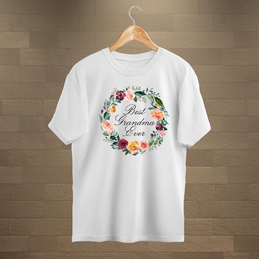 Herbst Rose Blume Blumenstrauß bester Gran Café Tri-Blend Shirt