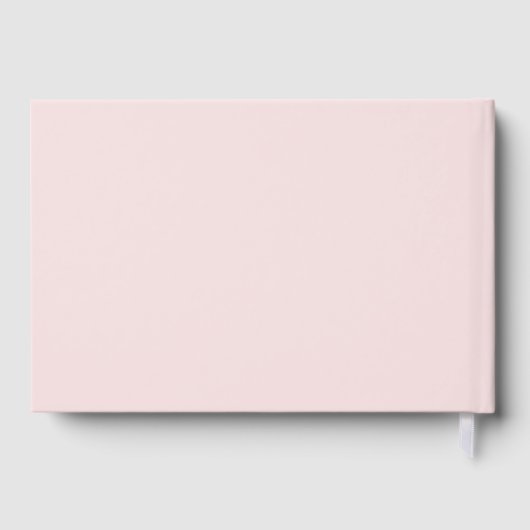 Herbst Rose Blume Blumenzeremonie Gästebuch (Rückseite)