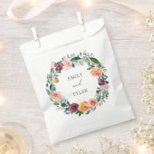 Herbst Rose Blume Blumenzeremonie Geschenktütchen (Ausgeschnitten)