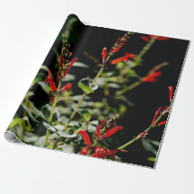 Herbst-rotes Geschenk Wraping Papier