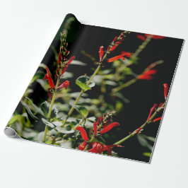 Herbst-rotes Geschenk Wraping Papier Geschenkpapier