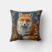 Herbst-Rotfuchs – Orangefuchs-Illustration