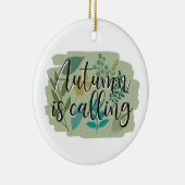 Herbst ruft keramik ornament (Rechts)