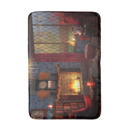 Herbst Ruhe Bathmat Badematte (Vorderseite Vertikal)