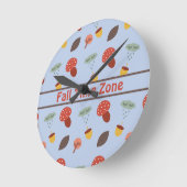 Herbst Runde Wanduhr (Winkel)
