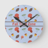 Herbst Runde Wanduhr (Vorderseite)