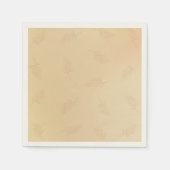 Herbst-Rust-White Pumpkins Hochzeit Serviette (Vorderseite)