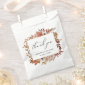 Herbst Rustikal Personalisiert Geschenktütchen (Ausgeschnitten)