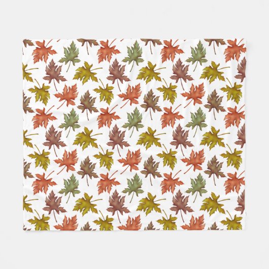 Herbst Rustikaler Erntedank Fleecedecke (Vorderseite (Horizontal))