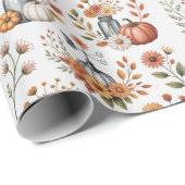 Herbst, Rustikaler Niedergang, Erntedank, Herbst, Geschenkpapier (Rolleneckpunkt)