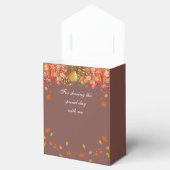 Herbst Rustikales Brautparty Geschenkschachtel (Geöffnet)