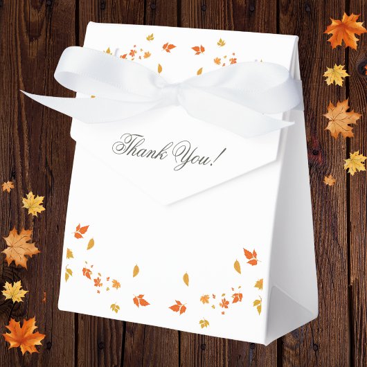 Herbst Rustikales Brautparty Geschenkschachtel