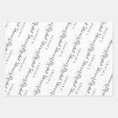 Herbst Rustikales Brunch & Bubbly Brautparty Geschenkpapier Set (Vorderseite)