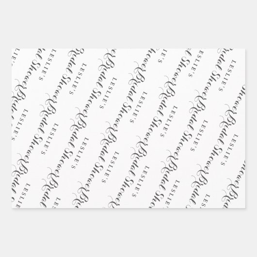 Herbst Rustikales Brunch & Bubbly Brautparty Geschenkpapier Set (Vorderseite)