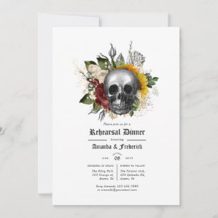 Herbst Rustikales Probe-Dinner Einladung